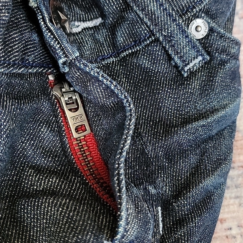 People's Liberation Tanya Low Rise Boot Cut Jeans Made In USA - Picture 9 of 9